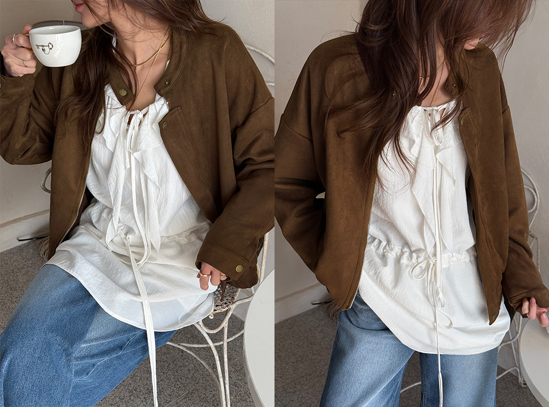 르무브 스웨이드자켓