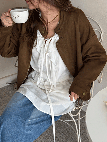 르무브 스웨이드자켓