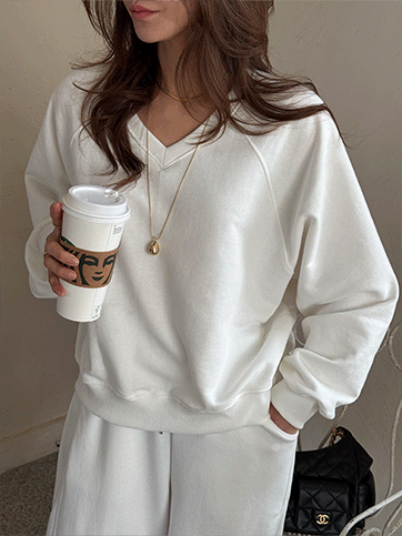 부엔드 브이넥나그랑맨투맨