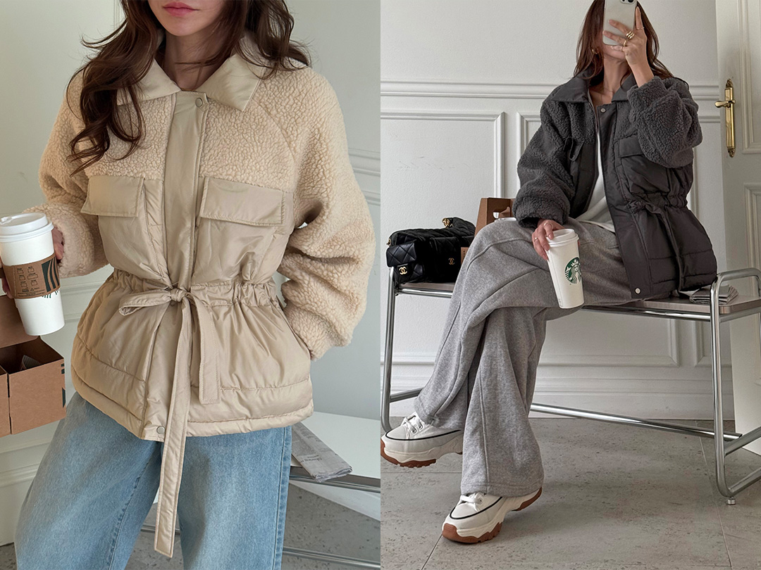 키크온 덤블패딩점퍼