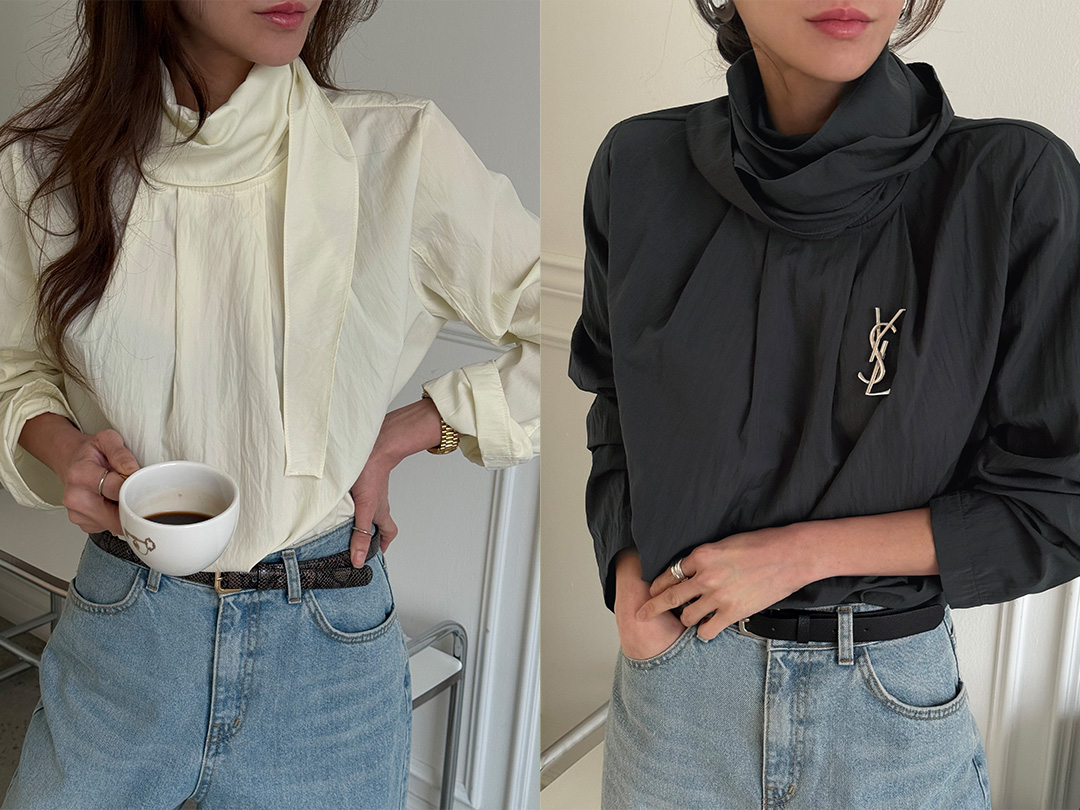 호드보 블라우스