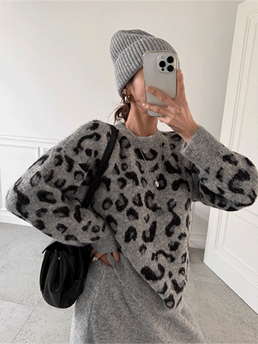 에올보 후드숄호피니트스커트세트