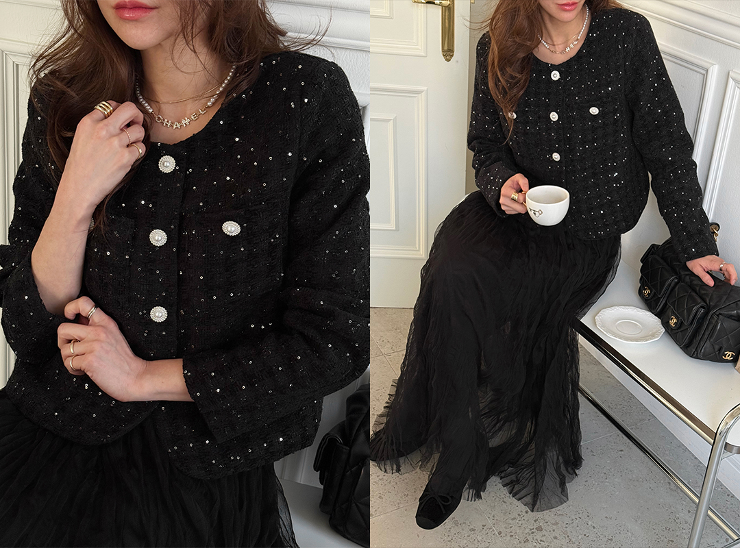 둔브코 트위드자켓