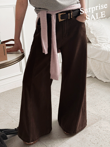 핀쿠르 벨트와이드팬츠