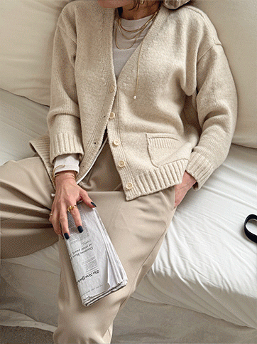 케핀브 니트가디건