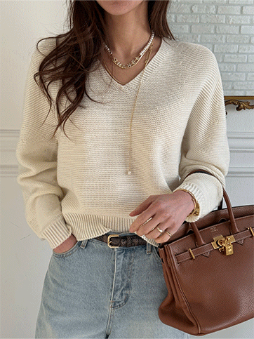 아딘프 홀가먼트니트