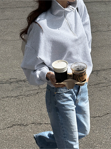 겔타벨 하이넥반집업맨투맨