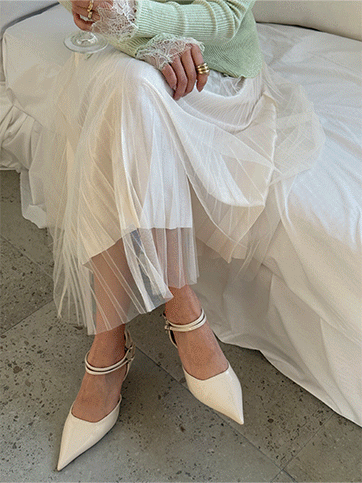 모민프 리버시블밴딩스커트