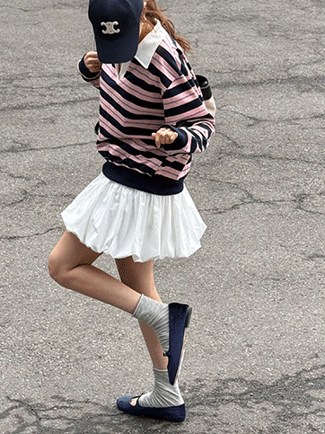 드멜프 벨트밴딩벌룬치마바지