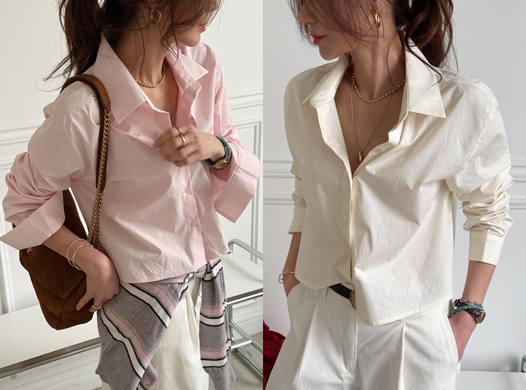 즈텐모 크롭셔츠