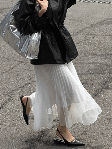 티코벨 밴딩주름스커트