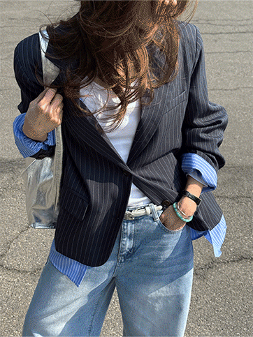 모즈벨 스트라이프자켓