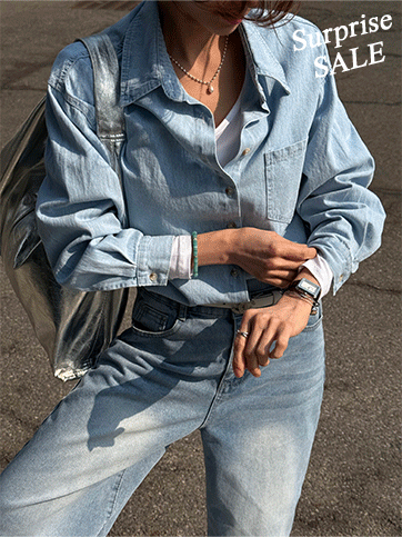 니포벨 데님셔츠