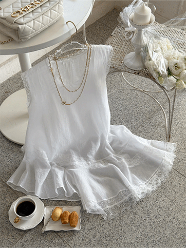 치폴드 레이스언발나시원피스