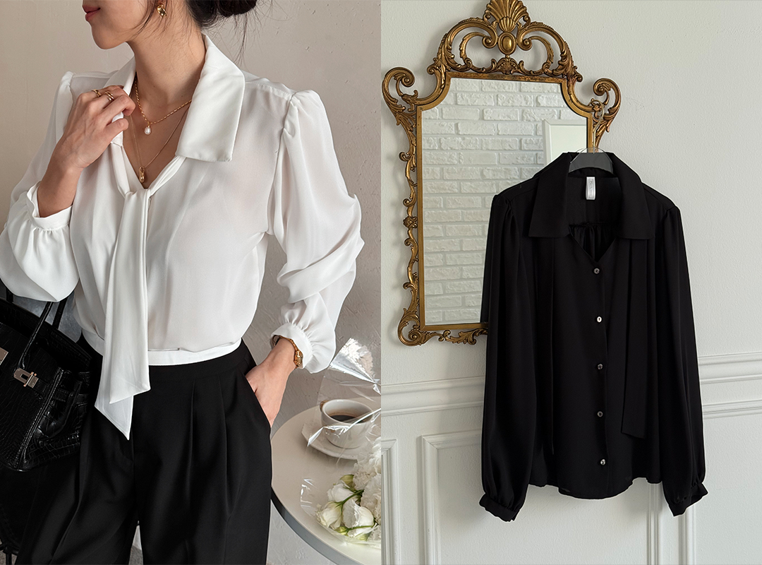 보벨카 타이블라우스