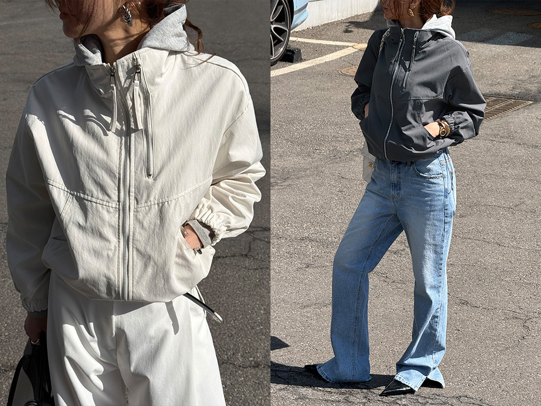 엘크버 후드레이어드점퍼