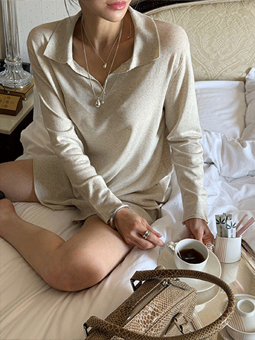 노멜오 카라니트팬츠세트