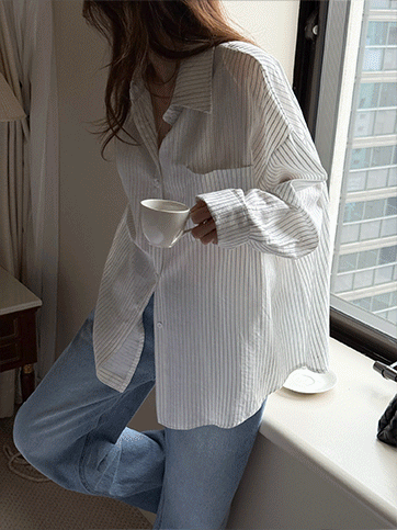 노비도 스트라이프셔츠