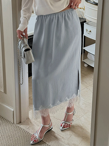 조멜프 밴딩레이스스커트