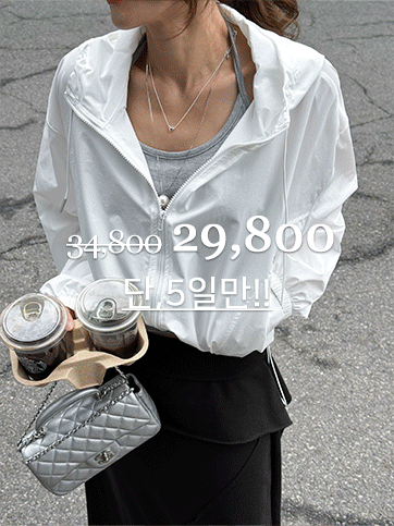 헤바초 후드바람막이점퍼