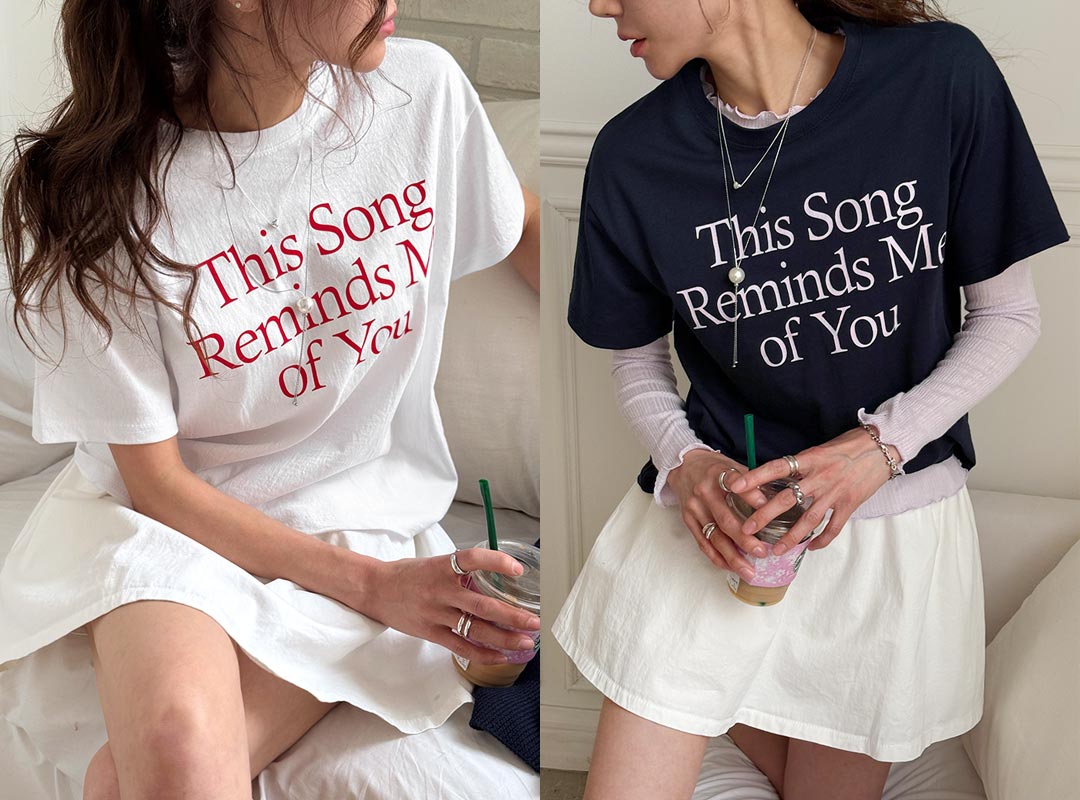 로보한 나염반팔티