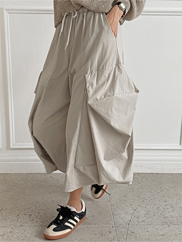 코밍트 밴딩치마바지