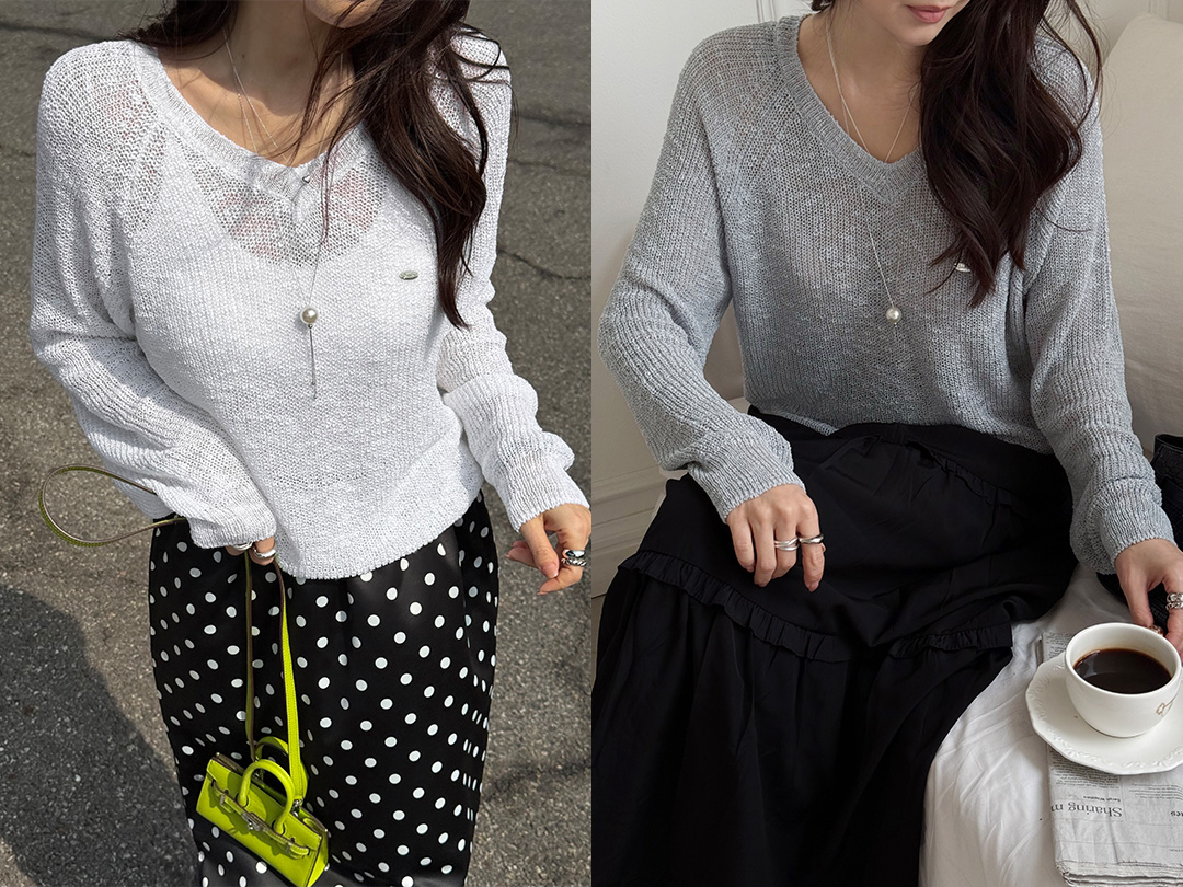 도킨프 브이넥니트