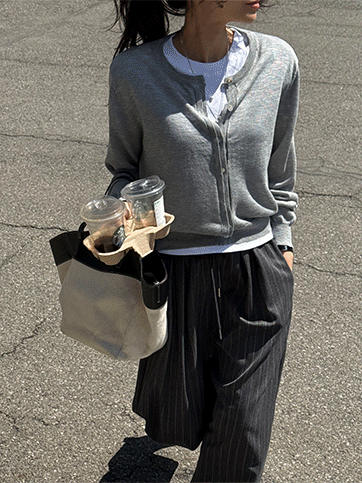 플크투 니트가디건