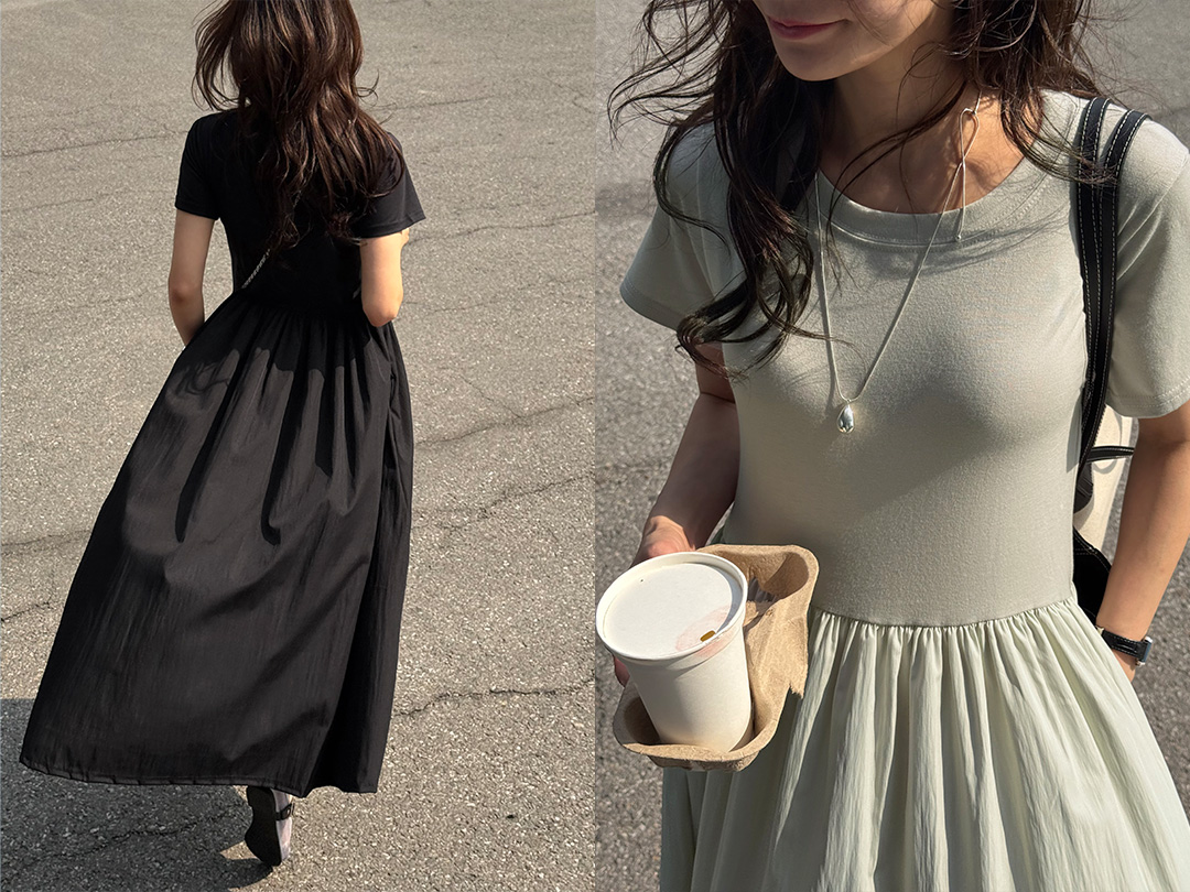 로누브 반팔원피스