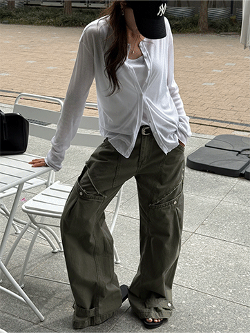 카임츠 스판나시가디건세트