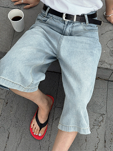 프온브 벨트버뮤다팬츠