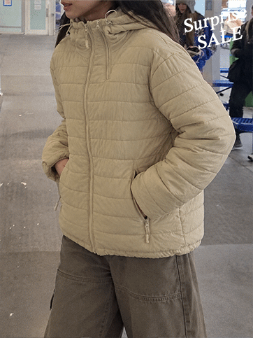 칼리토 후드경량패딩점퍼